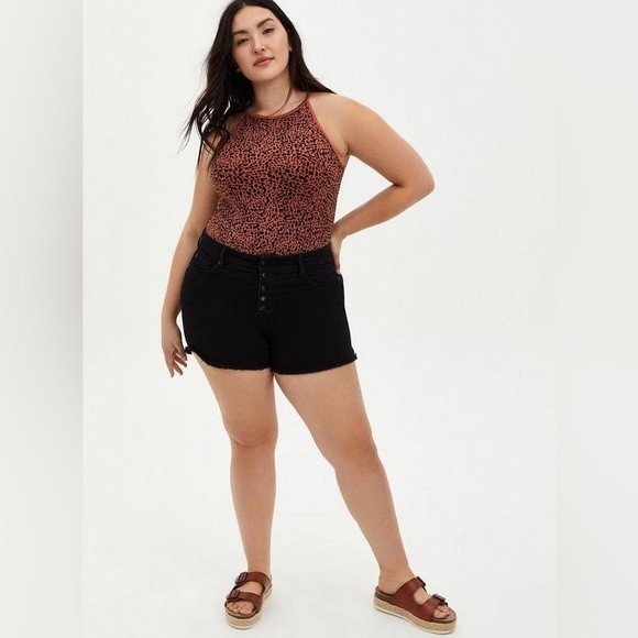 Torrid FOXY HIGH NECK TANK top GUC SZ 4X - Picture 3 of 7